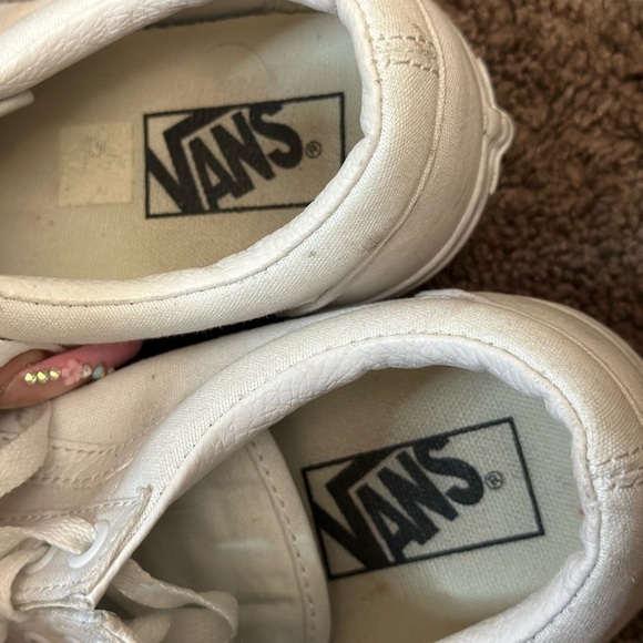 Vans Women's Old Skool shite - Picture 7 of 9